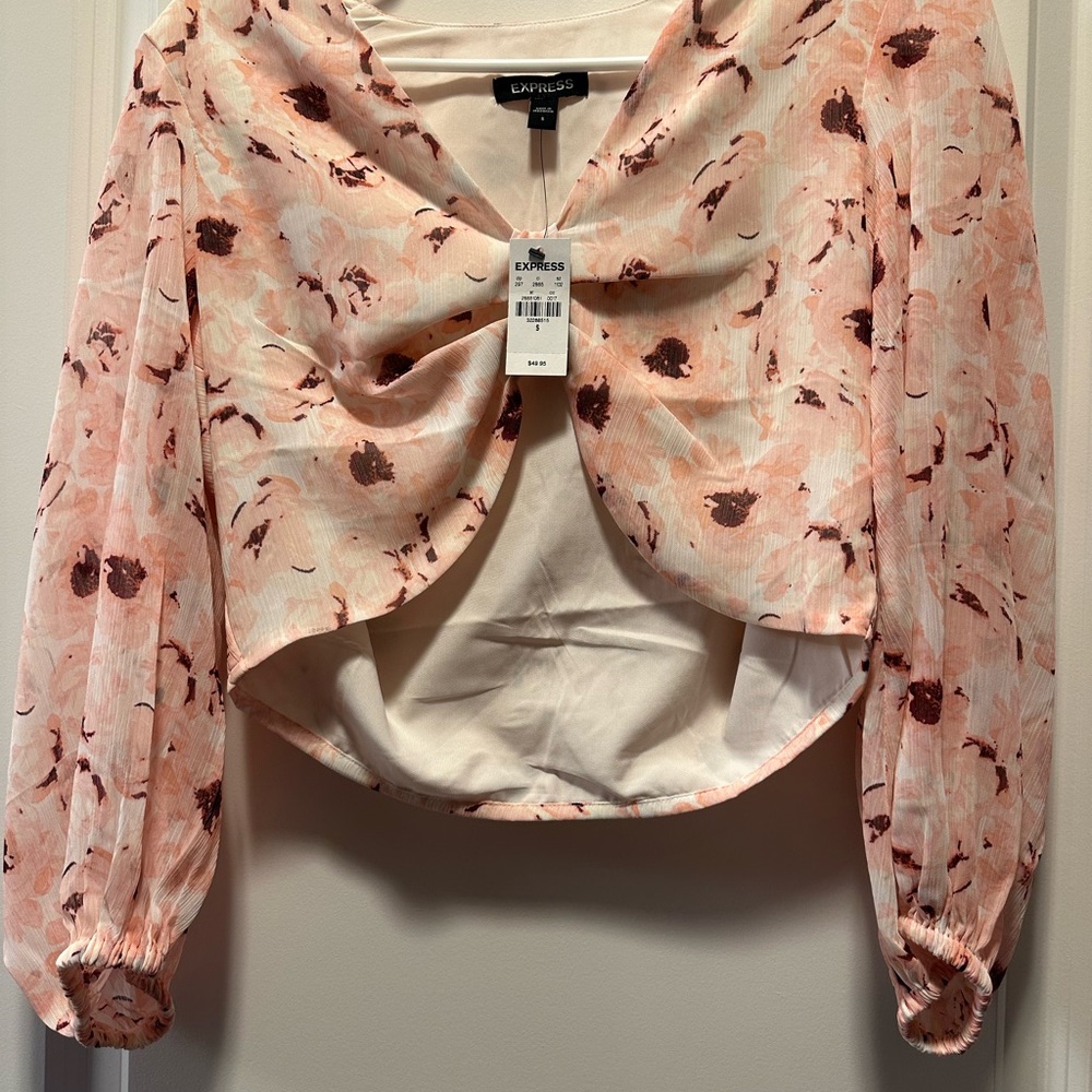 Express - Polyester Pink Top